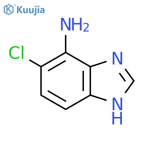 6-Chloro-1H-benzo[d]imidazol-7-amine structure