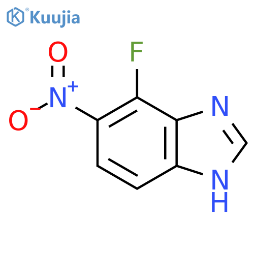 4-Fluoro-5-nitro-1H-benzimidazole structure
