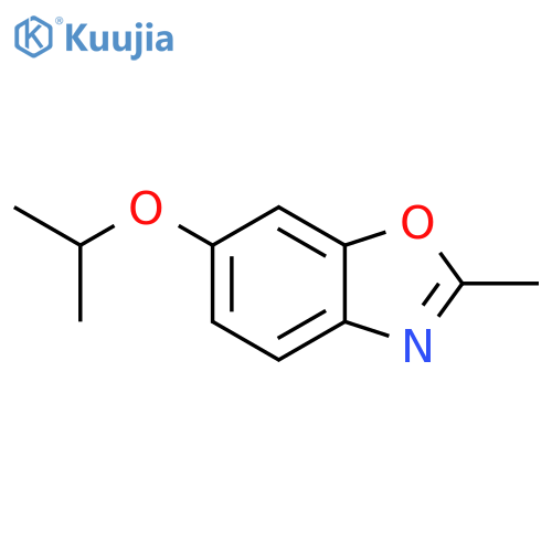 6-Isopropoxy-2-methyl-benzooxazole structure