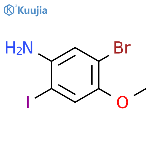 5-Bromo-2-Iodo-4-Methoxy-Phenylamine- structure