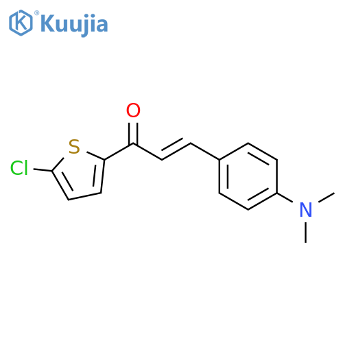 (2E)-1-(5-chlorothiophen-2-yl)-3-[4-(dimethylamino)phenyl]prop-2-en-1-one structure