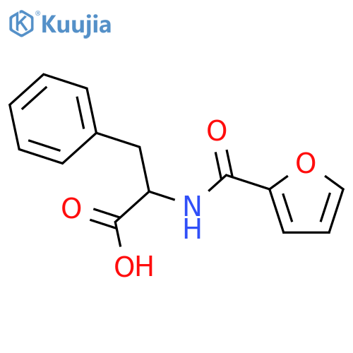2-(furan-2-yl)formamido-3-phenylpropanoic acid structure
