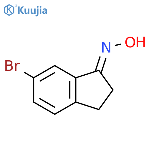 6-Bromo-2,3-dihydro-1h-inden-1-one oxime structure