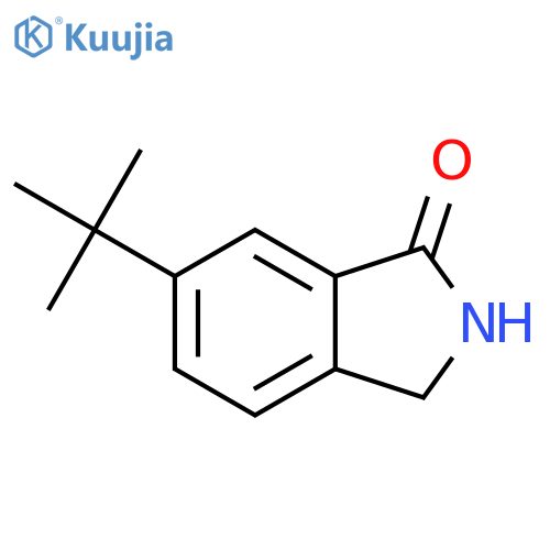6-tert-butyl-2,3-dihydroisoindol-1-one structure