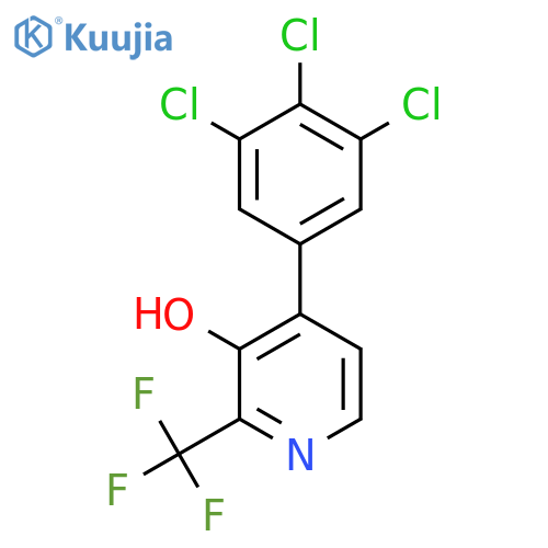 3-Hydroxy-4-(3,4,5-trichlorophenyl)-2-(trifluoromethyl)pyridine structure