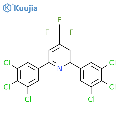 2,6-Bis(3,4,5-trichlorophenyl)-4-(trifluoromethyl)pyridine structure