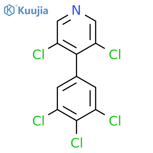 3,5-Dichloro-4-(3,4,5-trichlorophenyl)pyridine structure