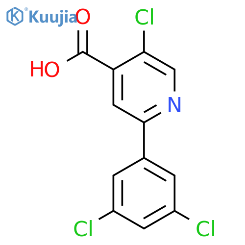 5-Chloro-2-(3,5-dichlorophenyl)isonicotinic acid structure