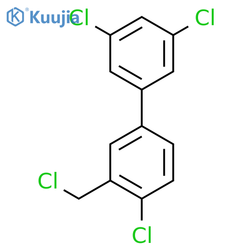 4'-Chloro-3'-chloromethyl-3,5-dichloro-biphenyl structure