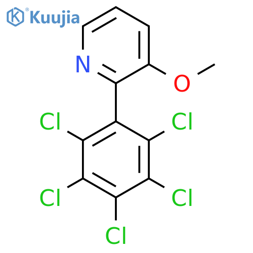 3-Methoxy-2-(perchlorophenyl)pyridine structure