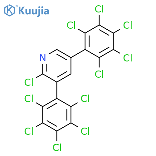 3,5-Bis(perchlorophenyl)-2-chloropyridine structure