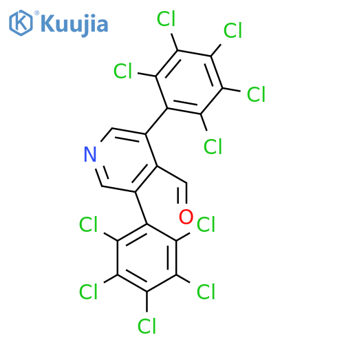 3,5-Bis(perchlorophenyl)isonicotinaldehyde structure