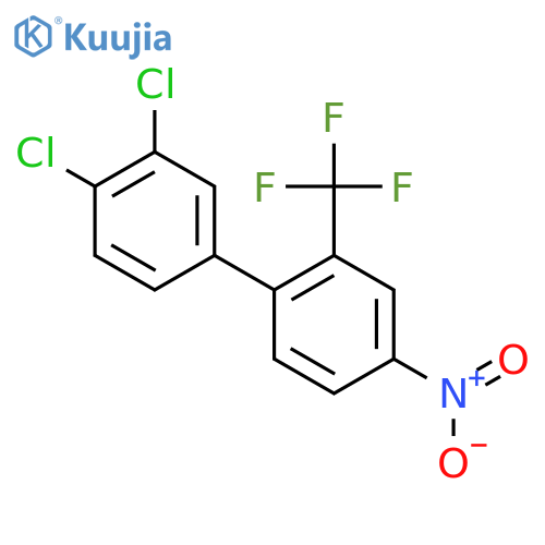 3,4-Dichloro-4'-nitro-2'-trifluoromethyl-biphenyl structure