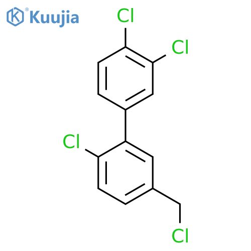 2'-Chloro-5'-chloromethyl-3,4-dichloro-biphenyl structure
