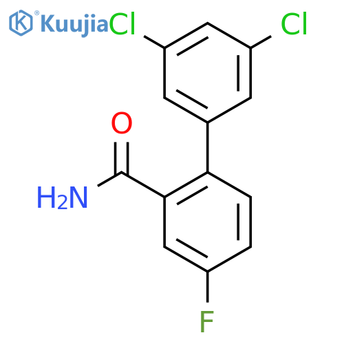 3',5'-Dichloro-4-fluoro-biphenyl-2-carboxylic acid amide structure