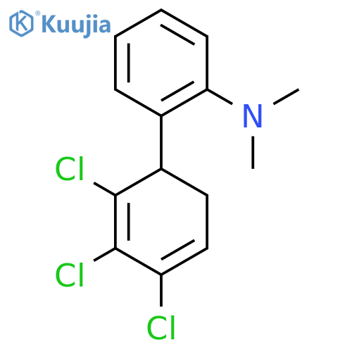 Dimethyl-[2-(2,3,4-trichlorocyclohexa-2,4-dienyl)-phenyl]-amine structure