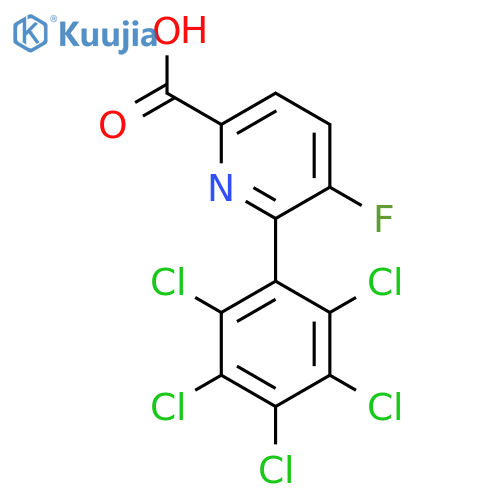 5-Fluoro-6-(perchlorophenyl)picolinic acid structure