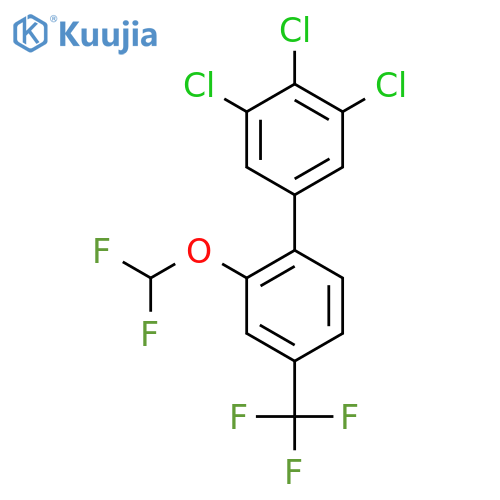 2'-(Difluoromethoxy)-3,4,5-trichloro-4'-(trifluoromethyl)biphenyl structure