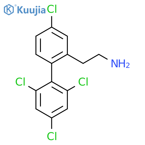 4,2',4',6'-Tetrachlorobiphenyl-2-ethylamine structure