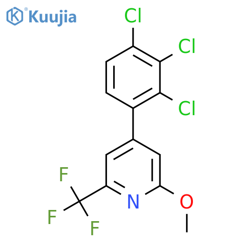 2-Methoxy-4-(2,3,4-trichlorophenyl)-6-(trifluoromethyl)pyridine structure