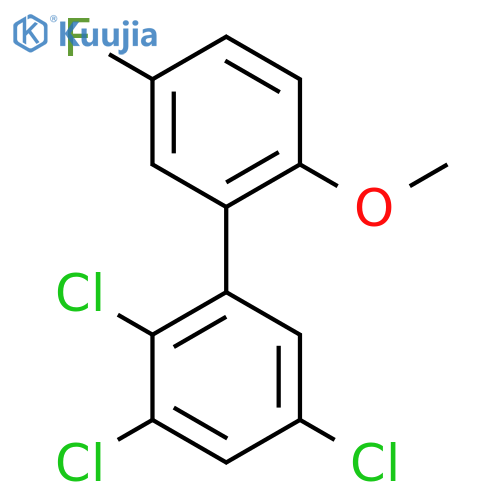 5'-Fluoro-2'-methoxy-2,3,5-trichlorobiphenyl structure