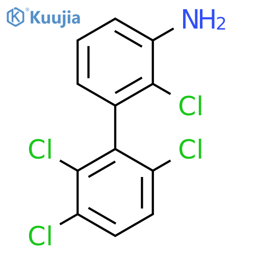 3-Amino-2,2',3',6'-tetrachlorobiphenyl structure