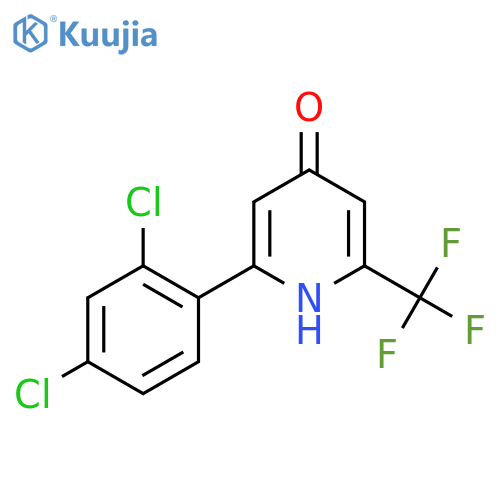 2-(2,4-Dichlorophenyl)-4-hydroxy-6-(trifluoromethyl)pyridine structure