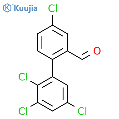 4,2',3',5'-Tetrachlorobiphenyl-2-carboxaldehyde structure