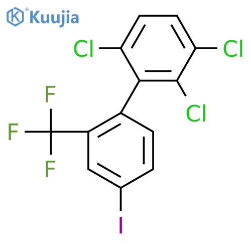 4'-Iodo-2,3,6-trichloro-2'-(trifluoromethyl)biphenyl structure