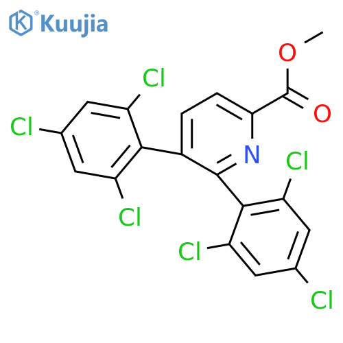 Methyl 5,6-bis(2,4,6-trichlorophenyl)picolinate structure