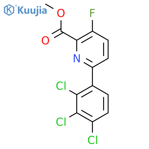 Methyl 3-fluoro-6-(2,3,4-trichlorophenyl)picolinate structure