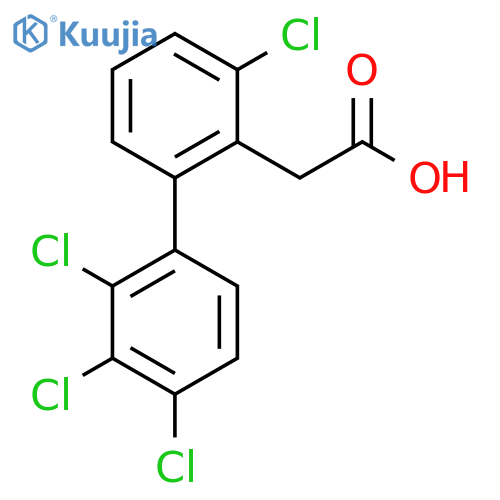3,2',3',4'-Tetrachlorobiphenyl-2-acetic acid structure
