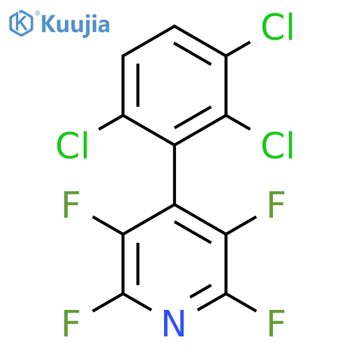 2,3,5,6-Tetrafluoro-4-(2,3,6-trichlorophenyl)pyridine structure
