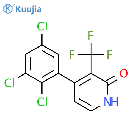 2-Hydroxy-4-(2,3,5-trichlorophenyl)-3-(trifluoromethyl)pyridine structure