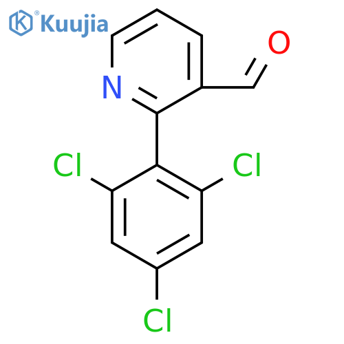 2-(2,4,6-Trichlorophenyl)nicotinaldehyde structure