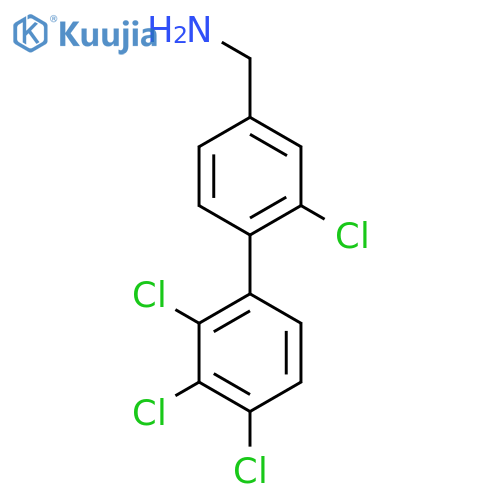 C-(2,2',3',4'-Tetrachlorobiphenyl-4-yl)-methylamine structure