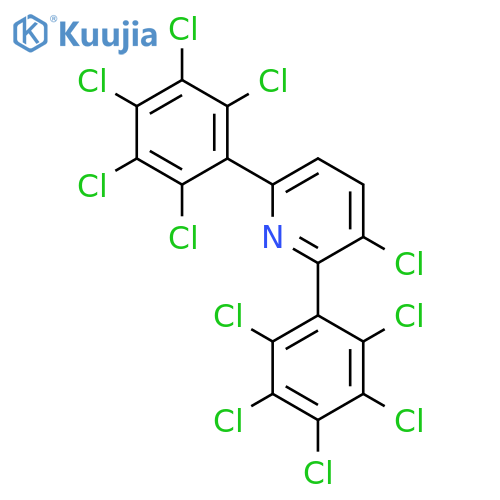 2,6-Bis(perchlorophenyl)-3-chloropyridine structure