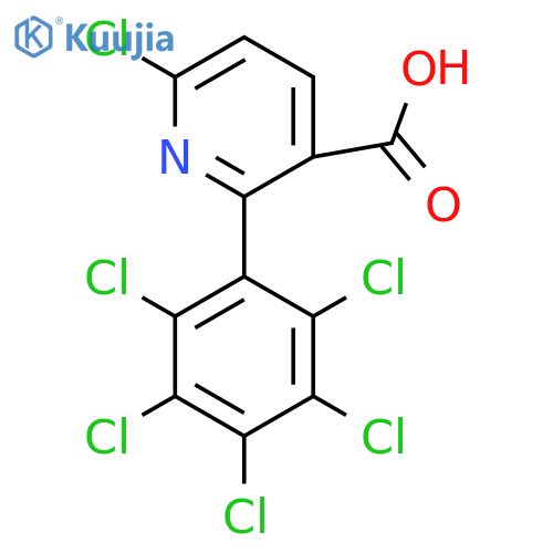 6-Chloro-2-(perchlorophenyl)nicotinic acid structure
