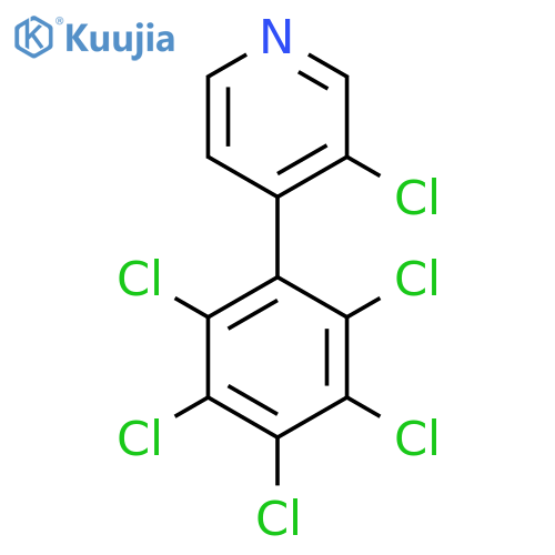 3-Chloro-4-(perchlorophenyl)pyridine structure