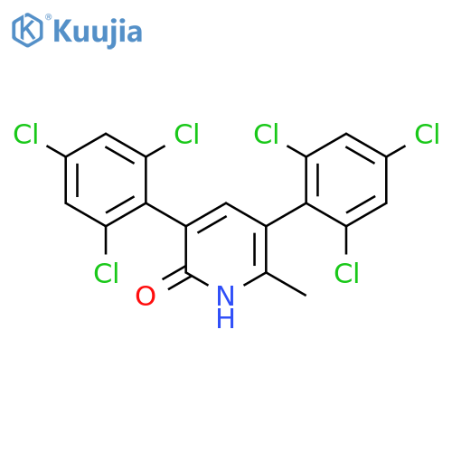 3,5-Bis(2,4,6-trichlorophenyl)-2-hydroxy-6-methylpyridine structure