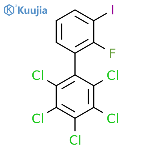 2'-Fluoro-3'-iodo-2,3,4,5,6-pentachlorobiphenyl structure
