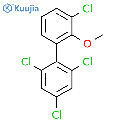 2'-Methoxy-2,4,6,3'-tetrachlorobiphenyl structure
