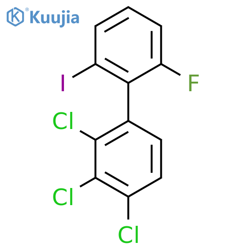 6'-Fluoro-2'-iodo-2,3,4-trichlorobiphenyl structure