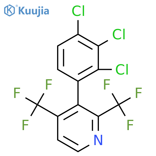 2,4-Bis(trifluoromethyl)-3-(2,3,4-trichlorophenyl)pyridine structure