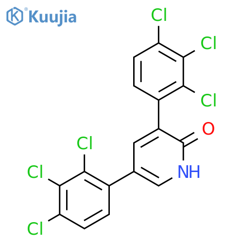 3,5-Bis(2,3,4-trichlorophenyl)-2-hydroxypyridine structure