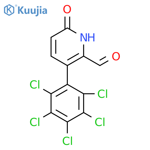 6-Hydroxy-3-(perchlorophenyl)picolinaldehyde structure
