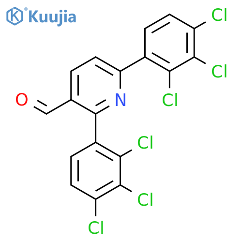 2,6-Bis(2,3,4-trichlorophenyl)nicotinaldehyde structure