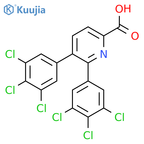5,6-Bis(3,4,5-trichlorophenyl)picolinic acid structure