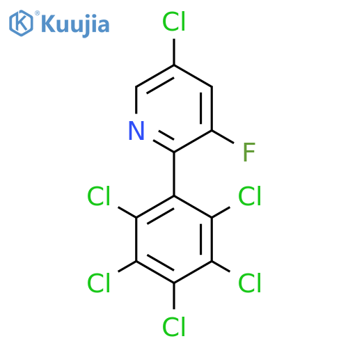 5-Chloro-3-fluoro-2-(perchlorophenyl)pyridine structure