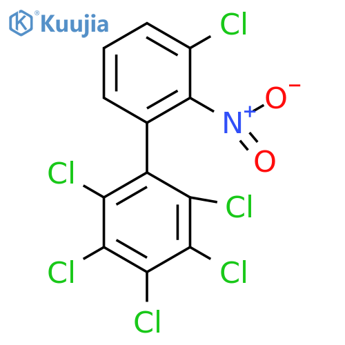 3'-Chloro-2'-nitro-2,3,4,5,6-pentachlorobiphenyl structure